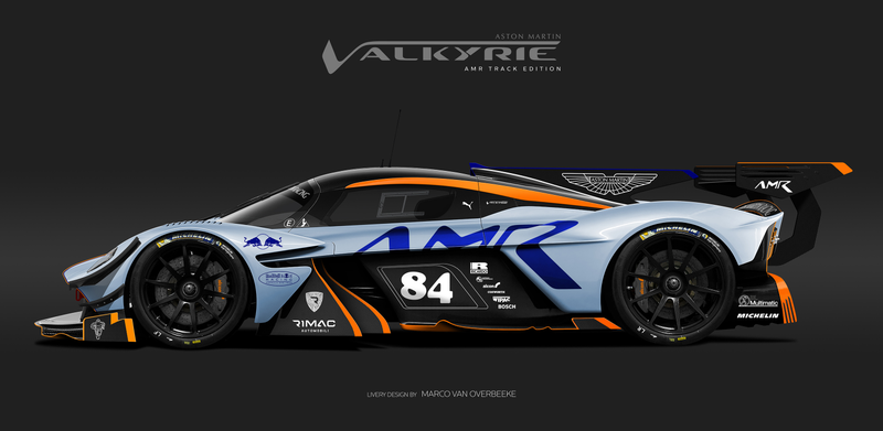 Illustration for article titled The Aston Martin Valkyrie Looks Especially Good In Classic Racing Liveries